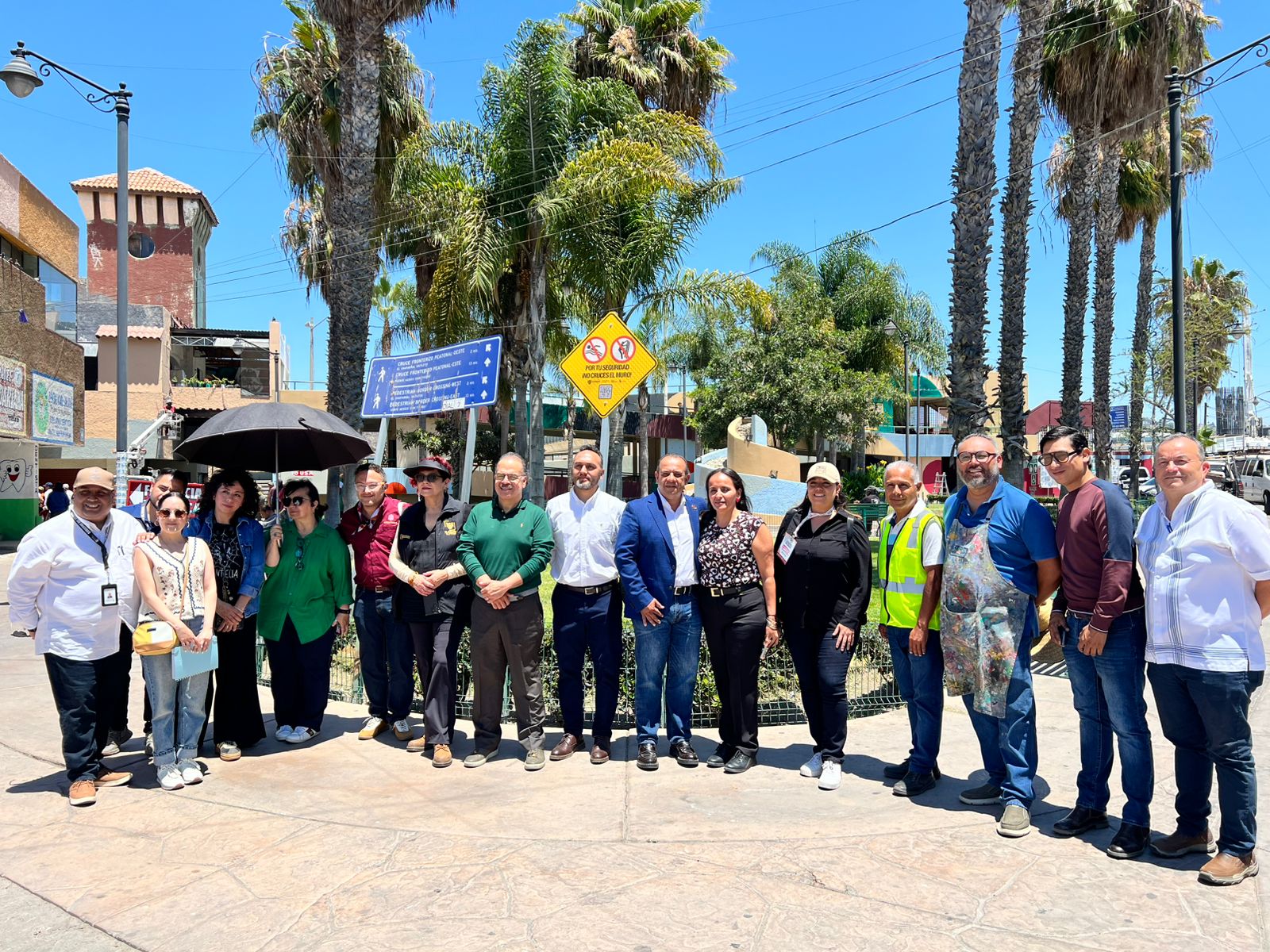 Transforman frontera de Tijuana  con arte