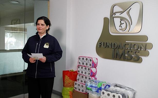 Fundación IMSS abre centro de acopio para ayudar a damnificados por lluvias