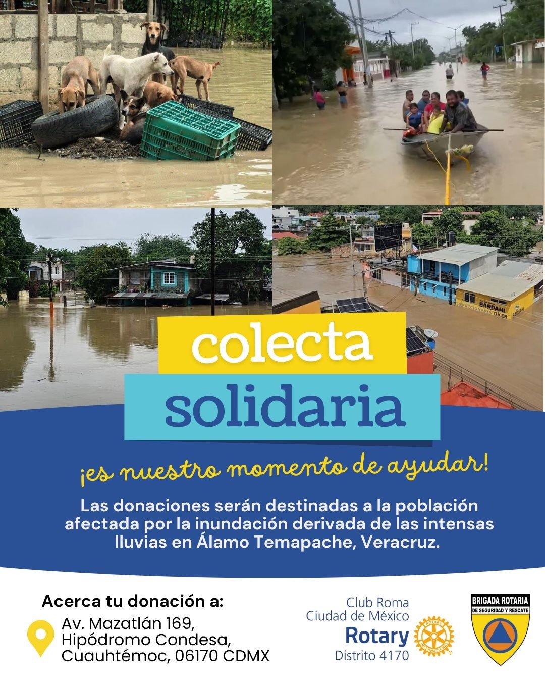 Hacen una brigada de rescate por Veracruz